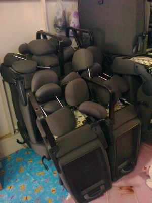 ขายเบาะรถตู้เดิมๆ2ชุดราคาไม่แพง