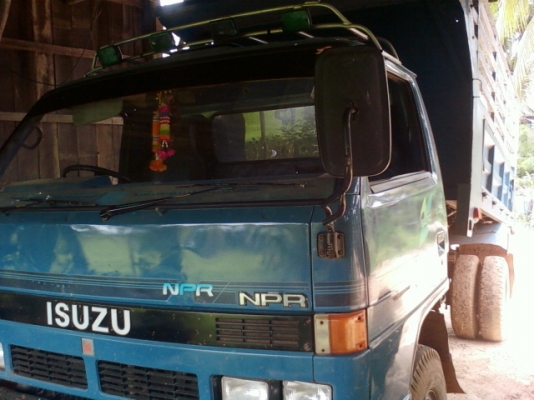 ISUZU NPR58L  110รถบรรทุกดั้ม เพาเวอร์,เอฟหน้า-หลัง ทะเบียน57พร้อมโอน