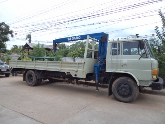 ขายรถฮีโน่6ล้อFD178Bเครน3ตันครึ่ง เครื่องHO7C ช่วงยาว6.30