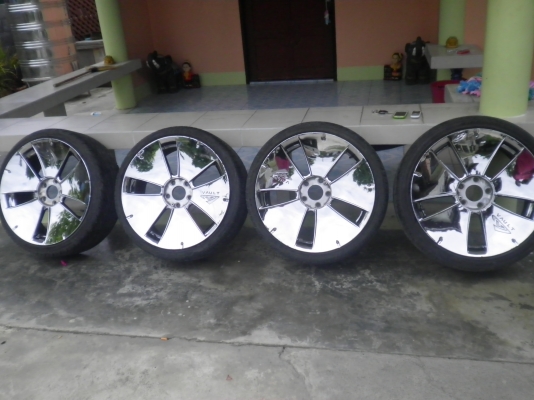 vip 5-120 พร้อมยาง รถกะบะใส่ได้ มีอะแดปเตอร์