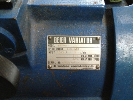 ขายเกียร์ปรับความเร็วรอบ BEIER VARIATOR JAPAN