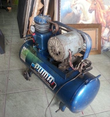 ขายปั้มลม1/4แรงของPuma ใช้งานปกติ 1800