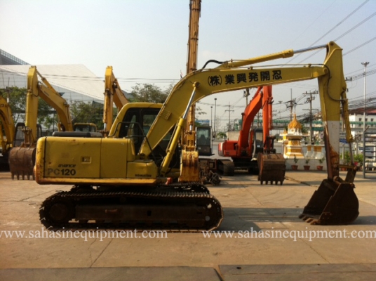 ขายแล้ว รถขุด PC120-6 S/N 491XX รถนอก นำเข้า บจก.สหสินอีควิปเม้นท์ โทร.081-5851880, 02-5168100-1 www.sahasinequipment.com