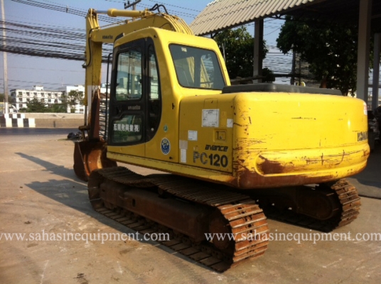 ขายแล้ว รถขุด PC120-6 S/N 491XX รถนอก นำเข้า บจก.สหสินอีควิปเม้นท์ โทร.081-5851880, 02-5168100-1 www.sahasinequipment.com