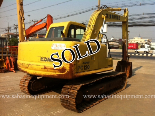 ขายแล้ว รถขุด PC120-6 S/N 491XX รถนอก นำเข้า บจก.สหสินอีควิปเม้นท์ โทร.081-5851880, 02-5168100-1 www.sahasinequipment.com