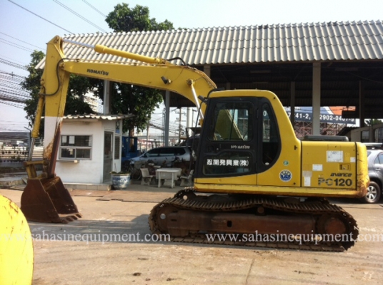 ขายแล้ว รถขุด PC120-6 S/N 491XX รถนอก นำเข้า บจก.สหสินอีควิปเม้นท์ โทร.081-5851880, 02-5168100-1 www.sahasinequipment.com