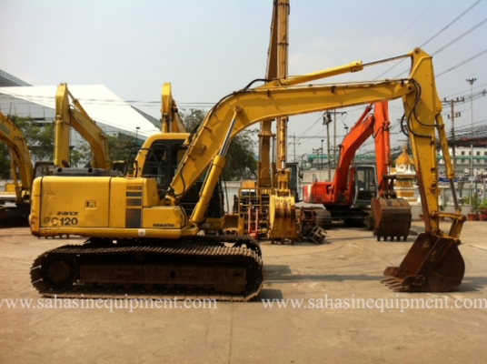 รถขุด PC120-6E S/N 596XX รถนอก ขายถูก บจก.สหสินอีควิปเม้นท์ โทร.081-5851880, 02-5168100-1 www.sahasinequipment.com รถขุด PC120-6E S/N 596XX รถนอก ขายถูก บจก.สหสินอีควิปเม้นท์ โทร.081-5851880, 02-5168100-1 www.sahasinequipment.com