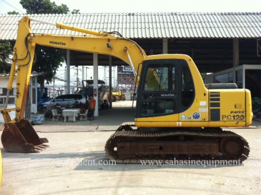 รถขุด PC120-6E S/N 596XX รถนอก ขายถูก บจก.สหสินอีควิปเม้นท์ โทร.081-5851880, 02-5168100-1 www.sahasinequipment.com
