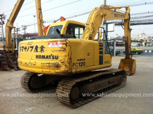 รถขุด PC120-6E S/N 574XX รถนอก นำเข้า บจก.สหสินอีควิปเม้นท์ โทร.081-5851880, 02-5168100-1 www.sahasinequipment.com