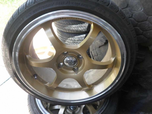 แม็ก ขอบ 17  4รู100  พร้อมยาง