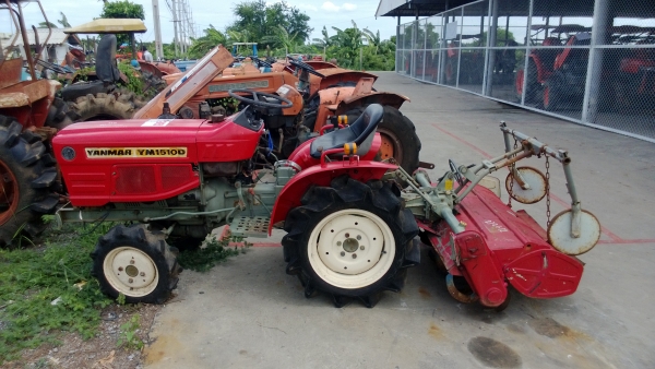 มาแล้ว YANMAR YM1510D  4WD คุณภาพเยี่ยม เก่าญี่ปุ่น 3 สูบ เครื่องแน่น สตาท ติดงายครับ