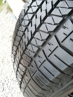 ขายยาง265/65/17 ปี 2012 BRIDGESTON DUELER H/T 684   1 ชุด