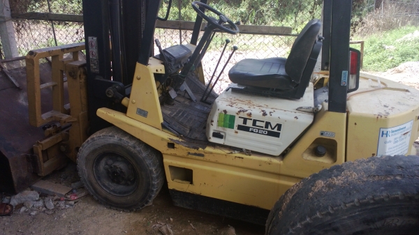 รถยก2ตัน TCM FG20งากระดกเทได้ เสา4ม. สภาพสวย เดิมๆ