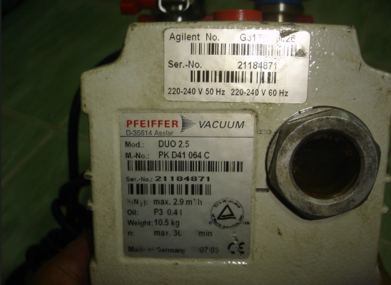 ขายปั้มvacuum pfeiffer d-35614 asslar