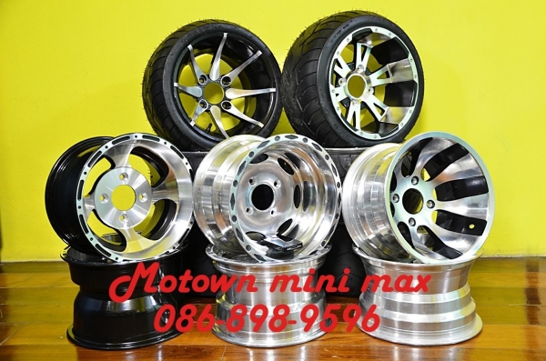 จำหน่ายล้อ atv ขอบ 12ยาง205/30/12 ใส่ zoomer fino แปลงล้อโต