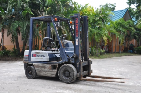 ขายFORKLIFT KOMATSU FG15รุ่น-15 สภาพเดิมๆจากญี่ปุ่น ยังไม่เคยใช้งานในไทย 119,000บาท