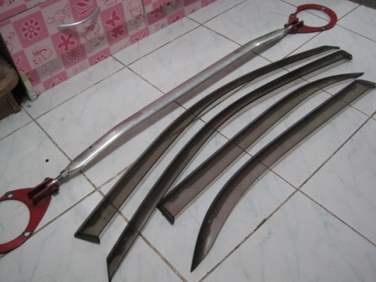 ค้ำโช๊ค วอเตอร์การ์ดรอบคัน toyota corolla สามห่วง ของแท้