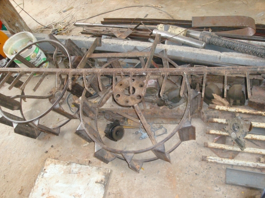 ขายรถไถคูโบต้านั่งขับ 14 แรงพร้อมโครงกันอ้อย