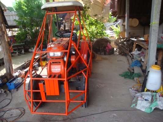 ขายรถไถคูโบต้านั่งขับ 14 แรงพร้อมโครงกันอ้อย