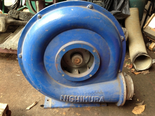 ขายโบว์เวอร์ Nishimura มอเตอร์ Mitsubishi 2 HP. 2800 RPM. 380 V ขนาดเข้า 6 นิ้ว ออก 5 นิ้ว สภาพสวยพร้อมใช้งาน