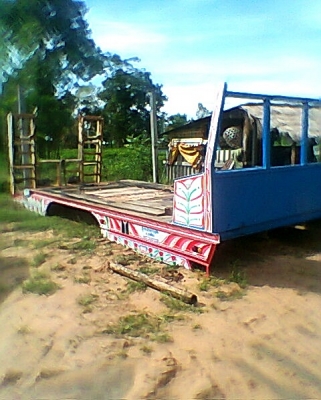 หางปลาบรรทุกรถเกี่ยวข้าว ถอดลง JCM