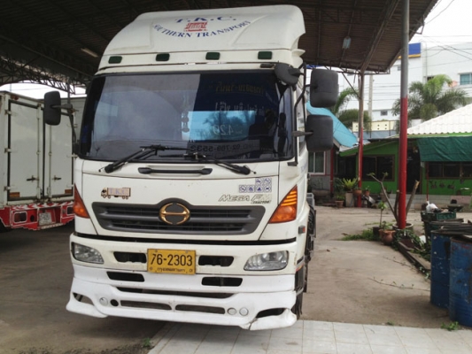 ขาย 10 ล้อ ห้อลาก HINO MEGA ปี 47 เครื่อง 260 แรงม้า ยูโร 2