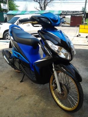 ขาย MIO125 ดำ-น้ำเงิน รถ8เดือนวิ่งมา2xxxโล ราคาถูกๆครับ