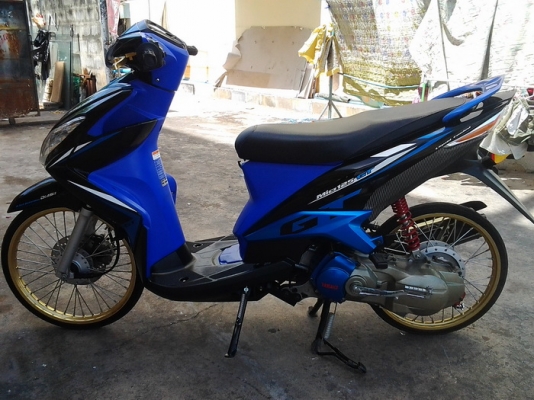 ขาย MIO125 ดำ-น้ำเงิน รถ8เดือนวิ่งมา2xxxโล ราคาถูกๆครับ