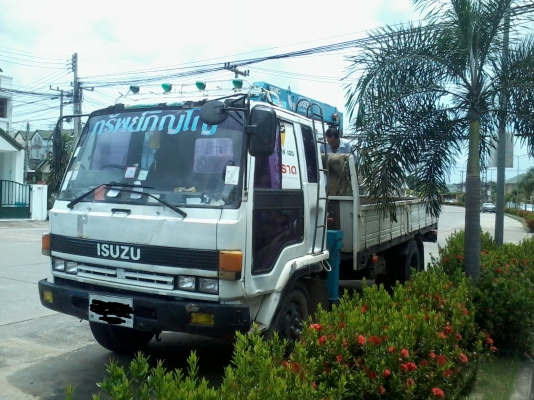 ขายด่วน Isuzu Rocky 6 ล้อ FRR12LA กระบะยาว 5.5 ม เครน 3 ตัน 3 ปลอก ยี่ห้อ Unic