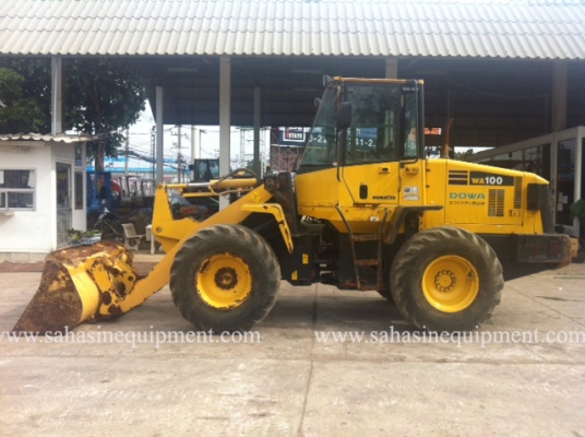 รถตัก WA100-5 S/N 744XX รถนอก นำเข้า สภาพดี บจก.สหสินอีควิปเม้นท์ โทร.081-5851880, 02-5168100-1