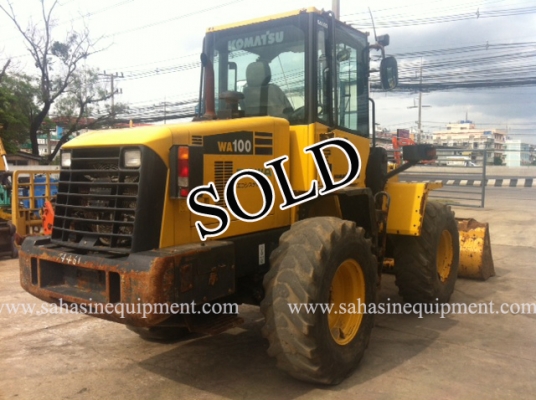 รถตัก WA100-5 S/N 744XX รถนอก นำเข้า สภาพดี บจก.สหสินอีควิปเม้นท์ โทร.081-5851880, 02-5168100-1 รถตัก WA100-5 S/N 744XX รถนอก นำเข้า สภาพดี บจก.สหสินอีควิปเม้นท์ โทร.081-5851880, 02-5168100-1