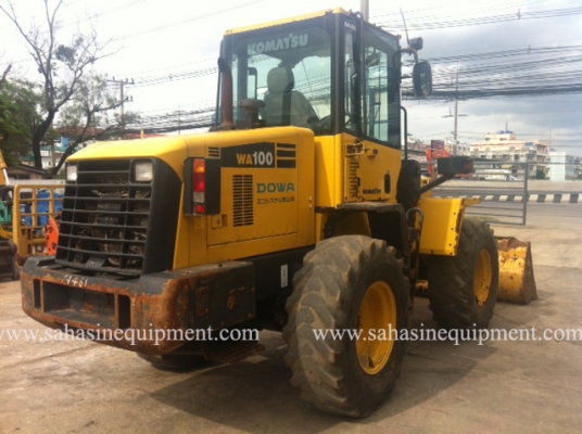 รถตัก WA100-5 S/N 744XX รถนอก นำเข้า สภาพดี บจก.สหสินอีควิปเม้นท์ โทร.081-5851880, 02-5168100-1 รถตัก WA100-5 S/N 744XX รถนอก นำเข้า สภาพดี บจก.สหสินอีควิปเม้นท์ โทร.081-5851880, 02-5168100-1