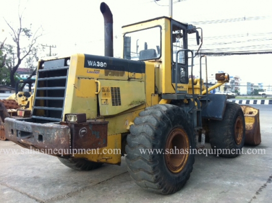 รถตัก WA380-3E S/N 102XX รถนอก สภาพสวย บจก.สหสินอีควิปเม้นท์ โทร.081-5851880, 02-5168100-1 รถตัก WA380-3E S/N 102XX รถนอก สภาพสวย บจก.สหสินอีควิปเม้นท์ โทร.081-5851880, 02-5168100-1
