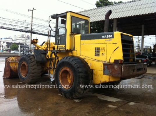 รถตัก WA380-3E S/N 102XX รถนอก สภาพสวย บจก.สหสินอีควิปเม้นท์ โทร.081-5851880, 02-5168100-1 รถตัก WA380-3E S/N 102XX รถนอก สภาพสวย บจก.สหสินอีควิปเม้นท์ โทร.081-5851880, 02-5168100-1