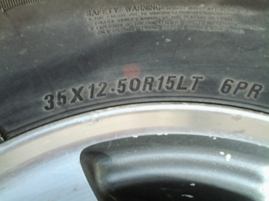 ยาง 35 ล้อขอบ 15