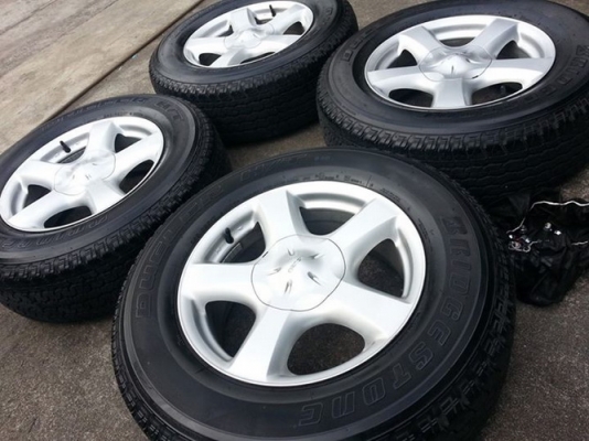 ล้อ17" All New D-Max V-Cross +ยาง Bridgestone 255/65 R17 ปี12 วิ่งมา 4xxxกิโล