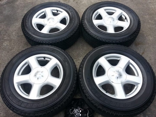 ล้อ17" All New D-Max V-Cross +ยาง Bridgestone 255/65 R17 ปี12 วิ่งมา 4xxxกิโล
