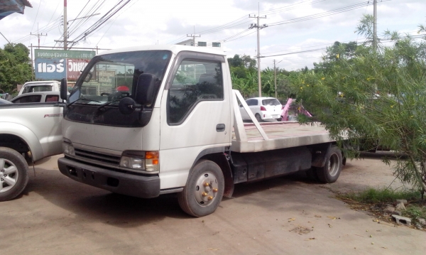 ขายรถสไลด์ ISUZU NPR 130 แรงม้า ใช้เชื้อเพลิง NGV และ LPG รถมีใบ Invoice