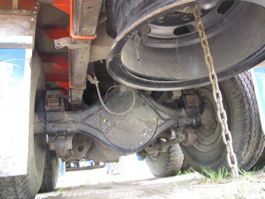 รถบรรทุก 10 ล้อ ยี่ห้อ HINO รุ่น FL176 กระบะไม้เป็นรถร่องหลังถนน