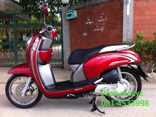 ขายscoopy-i สีเเดงเทา ปี2012