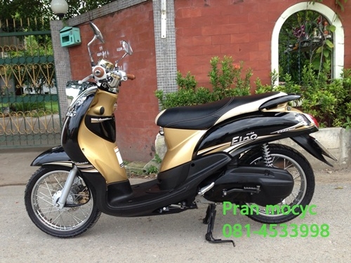 ขาย yamaha fino สีดำน้ำตาล ปี2013(รถเดือนเดียวค่ะ)