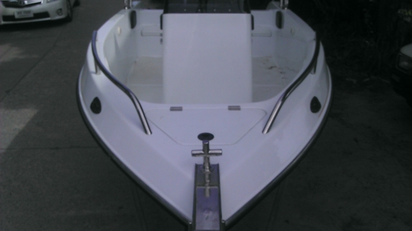 เรือไฟเบอร 15 ฟุต เครื่อง Yamaha 60 แรง 2 จังหวะ