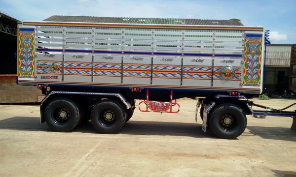 พ่วง3เพลาใหม่ สูง 1.80 เมตร ราคาพิเศษสุด 700,000 บาท