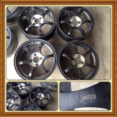 ขายแม็กมือ2 Advan RG ขอบ15 4 รู100 ราคา 6,900 บาทราคาถูก