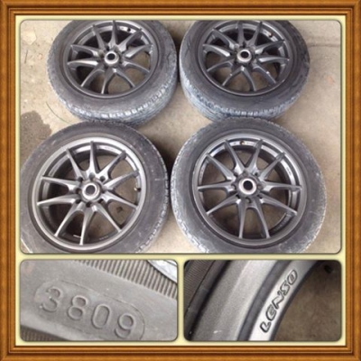 ล้อแม็กซ์ Lenso. Samulai. ขอบ15 + ยาง ราคา 8,500 บาท