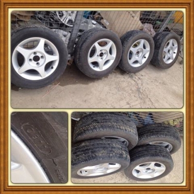 ขายแม็กมือ2 ขอบ 14 4รู100 พร้อมยาง ราคา 2,900บาทราคาถูก