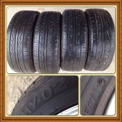 ขายยาง ปลายปี12 Brigedstone MY02 195-55-15 ราคา 5,900บาท