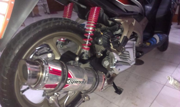 ขายท่อX speed ใส่ PCX125,นูโว อิลิแกนส์