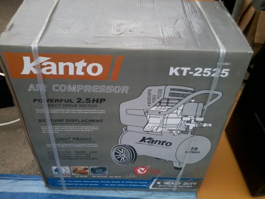 ขายปั๊มลมขนาด 25 ลิตรของใหม่ จัดส่งได้ครับ