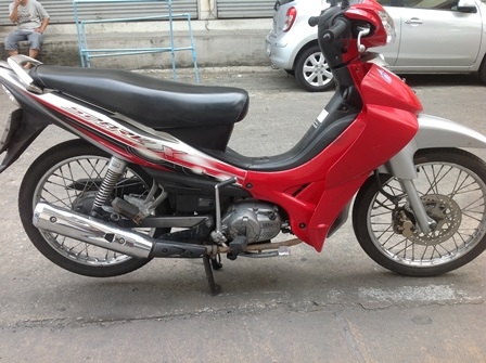 Spark 110Xหน้าตั้กแตน พรบ ภาษีครบ รถกรุงเทพ